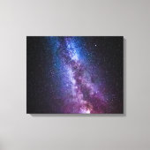 Melkweg heldere kleuren canvas afdruk (Voorkant)