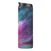 Melkweg Holografische Glitter Thermische Tumbler 1 Thermosbeker (Geroteerd rechts)