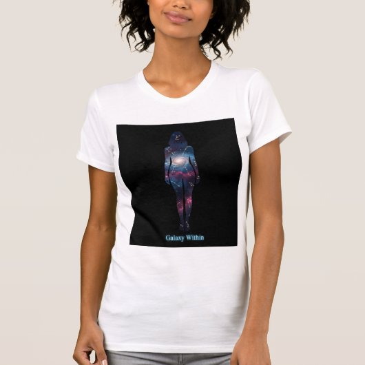 Melkweg in Godin T-shirt (Voorkant)