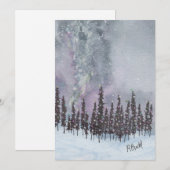 Melkweg Kerst Platte Kaart (Voorkant / Achterkant)