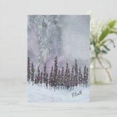 Melkweg Kerst Platte Kaart (Staand voorkant)