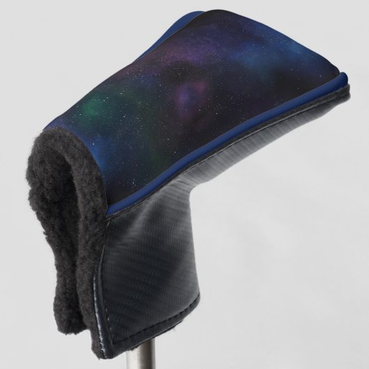 Melkweg kosmische nevel golfheadcover (3/4 voorkant)