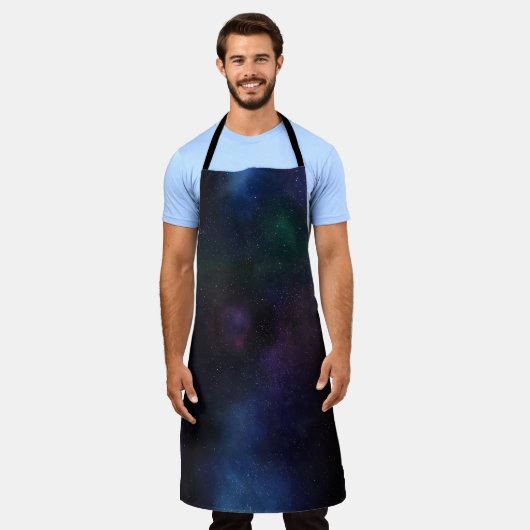 Melkweg kosmische nevel schort (Gedragen)