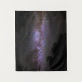 Melkweg met bomen silhouette wandkleed (Voorkant)