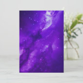 Melkweg met sterren in de ruimte kaart (Staand voorkant)