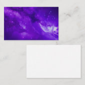 Melkweg met sterren in de ruimte visitekaartje (Voorkant / Achterkant)