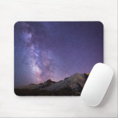 Melkweg & Mt. Rainier | Staat Washington Muismat (Met muis)