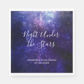 Melkweg Nacht Onder de Sterren Servet (Voorkant)