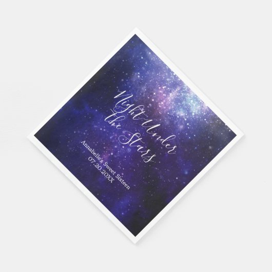 Melkweg Nacht Onder de Sterren Servet (Hoek)