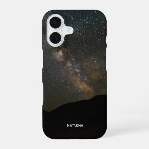 Melkweg Nachtelijke Hemel. Persoonlijk. iPhone 16 Hoesje