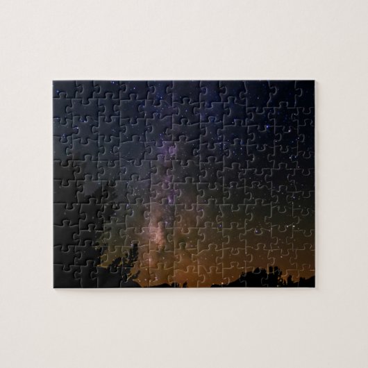 Melkweg nachthemel, Californië Legpuzzel (Horizontaal)