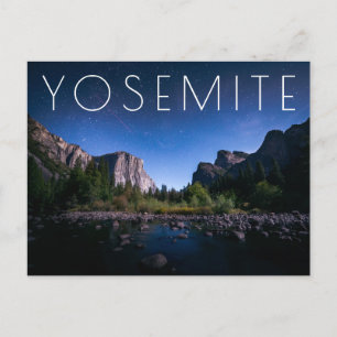 Melkweg Nationaal Park Yosemite Briefkaart