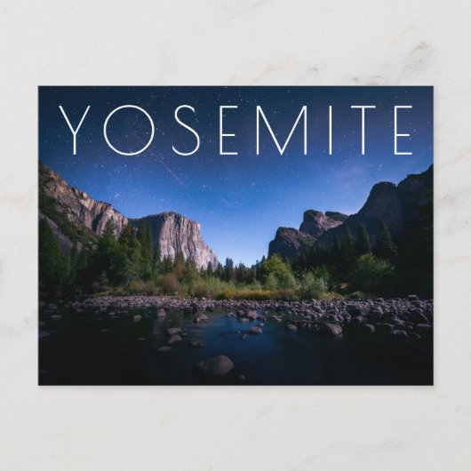 Melkweg | Nationaal Park Yosemite Briefkaart (Voorkant)