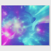 Melkweg nevel kunst cadeaupapier (Vlak)