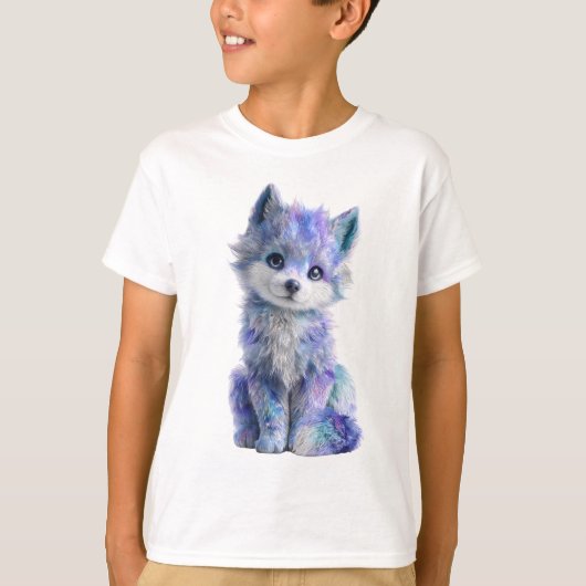 Melkweg Nevel Wolf Pup Kinderen T-shirt (Voorkant)