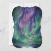 Melkweg Noorderlicht Buitenste Hemelse Sterren Kaart (Achterkant)