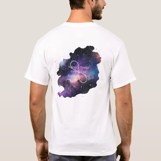 Melkweg Oneindigheid T-shirt (Achterkant)