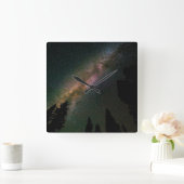 Melkweg over de hagehoofdpas vierkante klok (Huis)