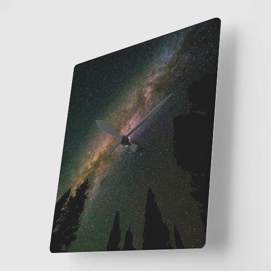 Melkweg over de hagehoofdpas vierkante klok (Hoek)