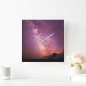 Melkweg | Over de schouder van Mt. Rainier Vierkante Klok (Huis)