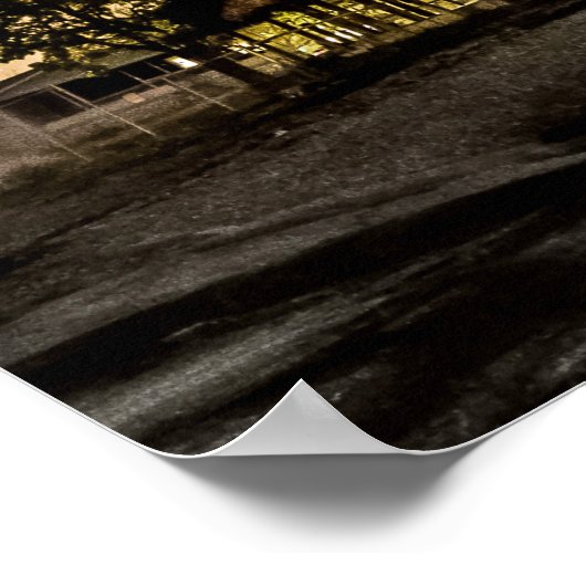 Melkweg over Florida Bay Poster (Hoek)