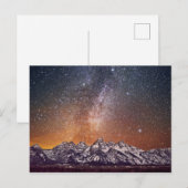 Melkweg over Grand Teton Briefkaart (Voorkant / Achterkant)
