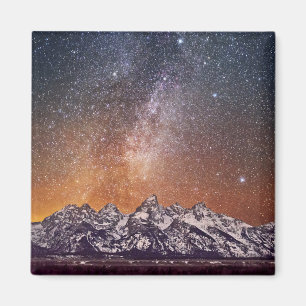 Melkweg over Grand Teton Magneet