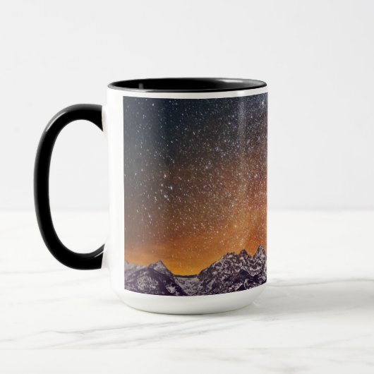 Melkweg over Grand Teton Mok (Links)