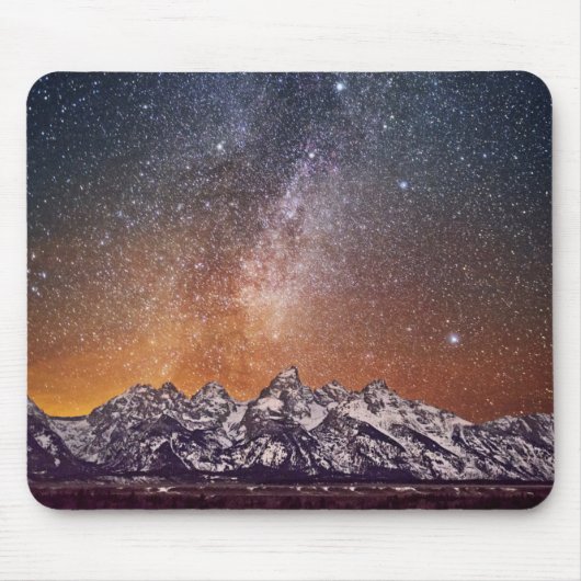 Melkweg over Grand Teton Muismat (Voorkant)