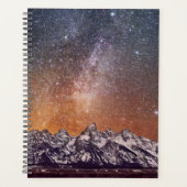 Melkweg over Grand Teton Planner (Voorkant)
