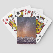 Melkweg over Grand Teton Pokerkaarten (Achterkant)