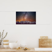 Melkweg over Grand Teton Poster (Keuken)