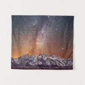 Melkweg over Grand Teton Wandkleed (Voorkant (horizontaal))