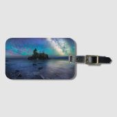 Melkweg over Hollow Rock Bagagelabel (Voorkant (horizontaal))