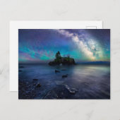 Melkweg over Hollow Rock Briefkaart (Voorkant / Achterkant)