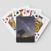 Melkweg over Joshua Tree Pokerkaarten (Achterkant)