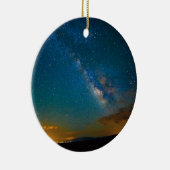 Melkweg over Taos, New Mexico Keramisch Ornament (Rechts)