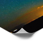 Melkweg over Taos, New Mexico Poster (Hoek)