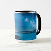 Melkweg over Vissende boten Mok (Voorkant rechts)