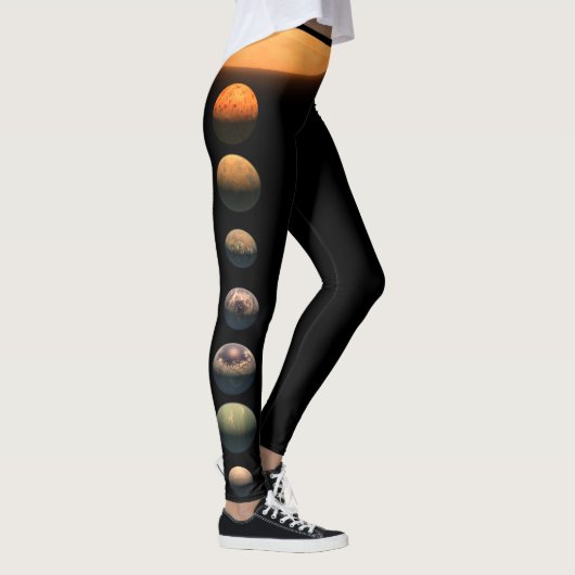Melkweg Planeten Leggings (Rechts)