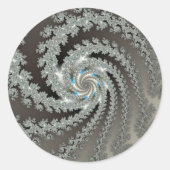 Melkweg Ronde Sticker (Voorkant)