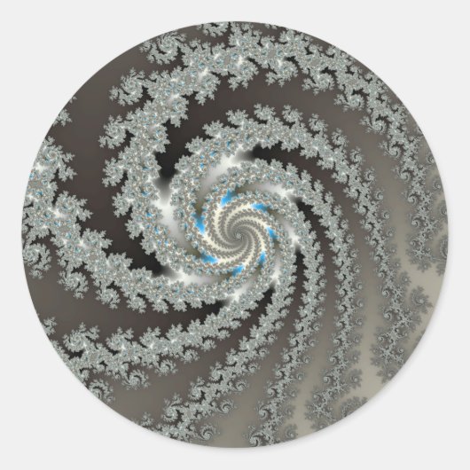 Melkweg Ronde Sticker (Voorkant)