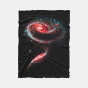 Melkweg Rose Rode Fleece Deken