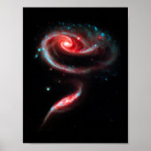 Melkweg Rose Rode Poster (Voorkant)