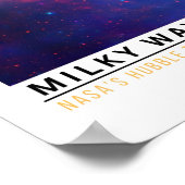 Melkweg Ruimte Onderwijs Poster (Hoek)