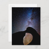 Melkweg 's nachts, Californië Briefkaart (Voorkant / Achterkant)