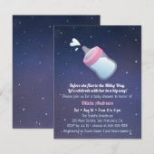 Melkweg Space Pun Humor Baby shower Kaart (Voorkant / Achterkant)