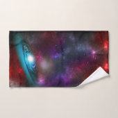 Melkweg Starfield met meerkleurige kosmische stof Bad Handdoek (Handdoek)