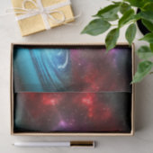 Melkweg Starfield met meerkleurige kosmische stof Tissuepapier (Geschenk)