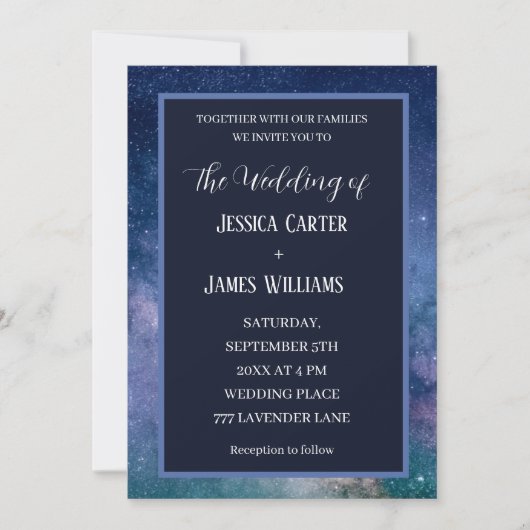 Melkweg Sterrenhemel Buitenruimte Universum Bruilo Kaart (Voorkant)